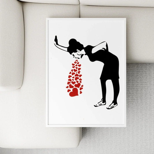 Lovesick Girl Art Print Banksy - 98types