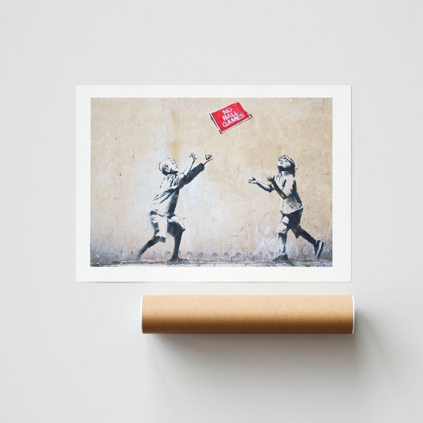 No Ball Games | Banksy Street Art Print - 98typesstreet art