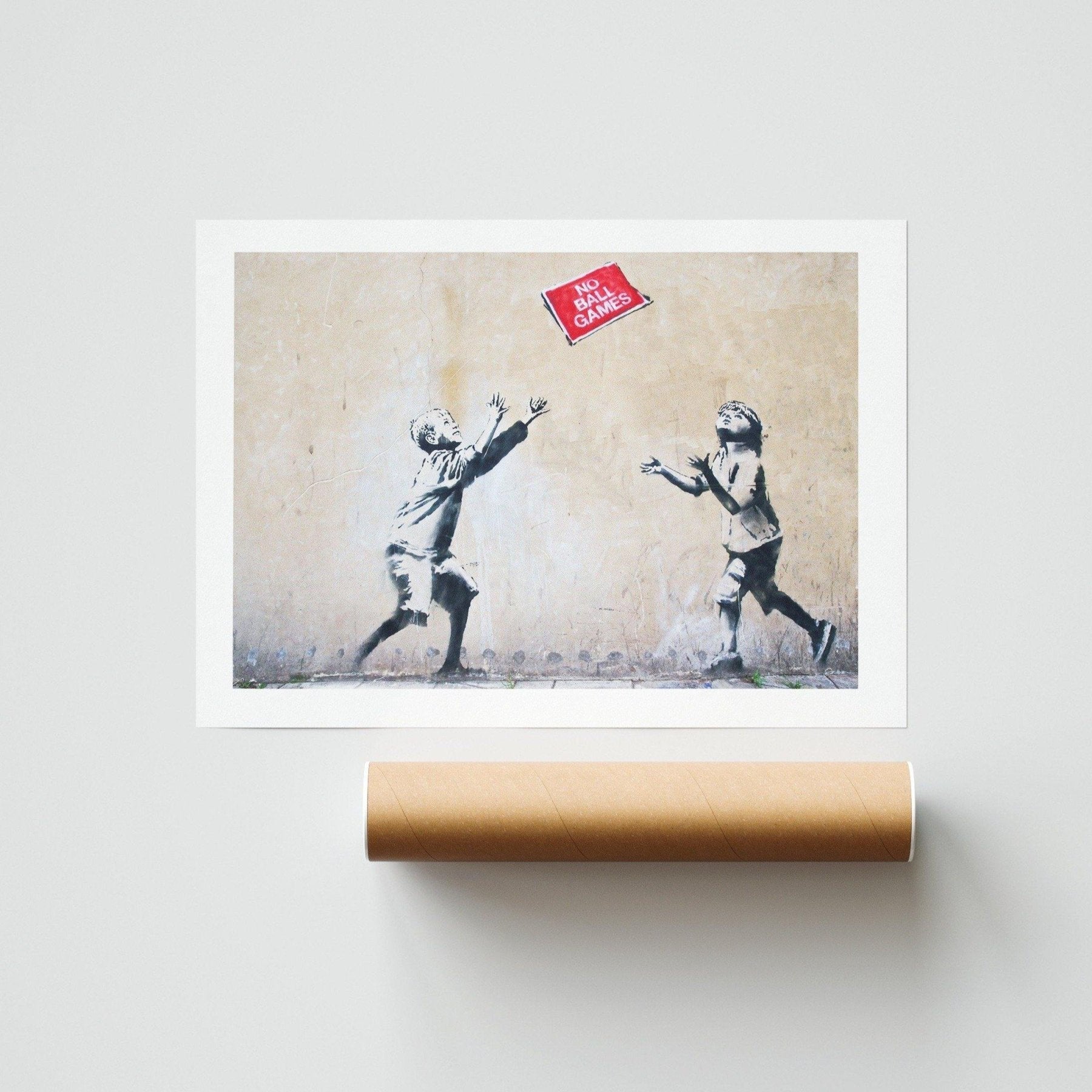 No Ball Games | Banksy Street Art Print - 98typesstreet art