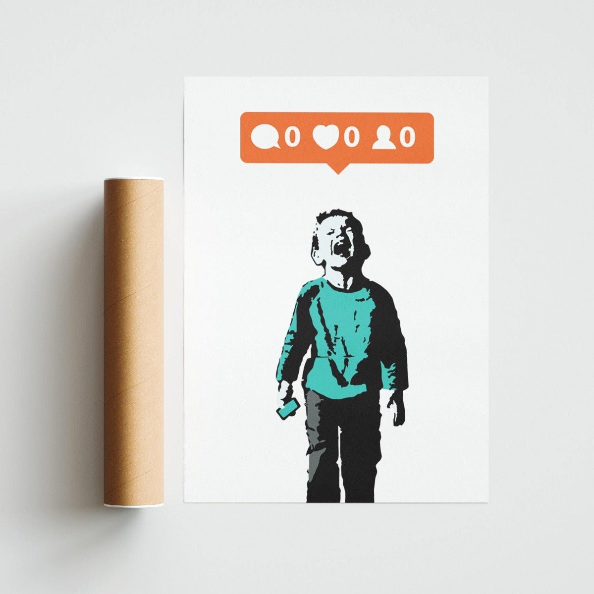 Nobody Likes Me Banksy Print - 98typesstreet art
