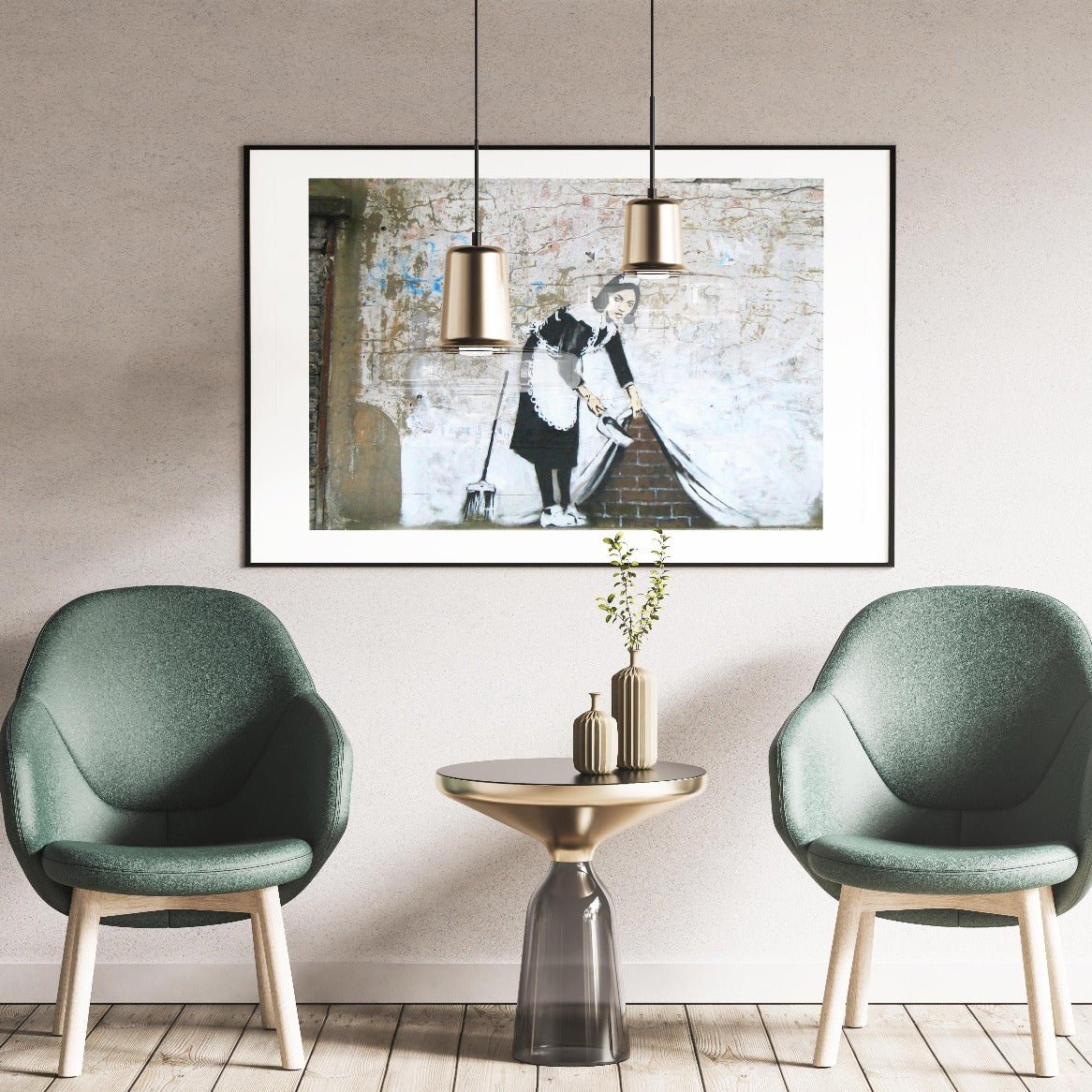 Sweep it Under the Carpet Banksy Print - 98typesstreet art
