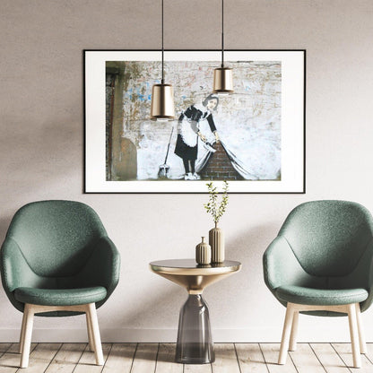 Sweep it Under the Carpet Banksy Print - 98typesstreet art