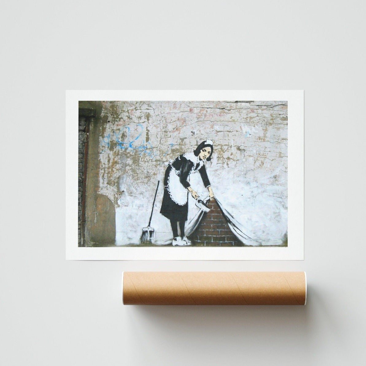 Sweep it Under the Carpet Banksy Print - 98typesstreet art