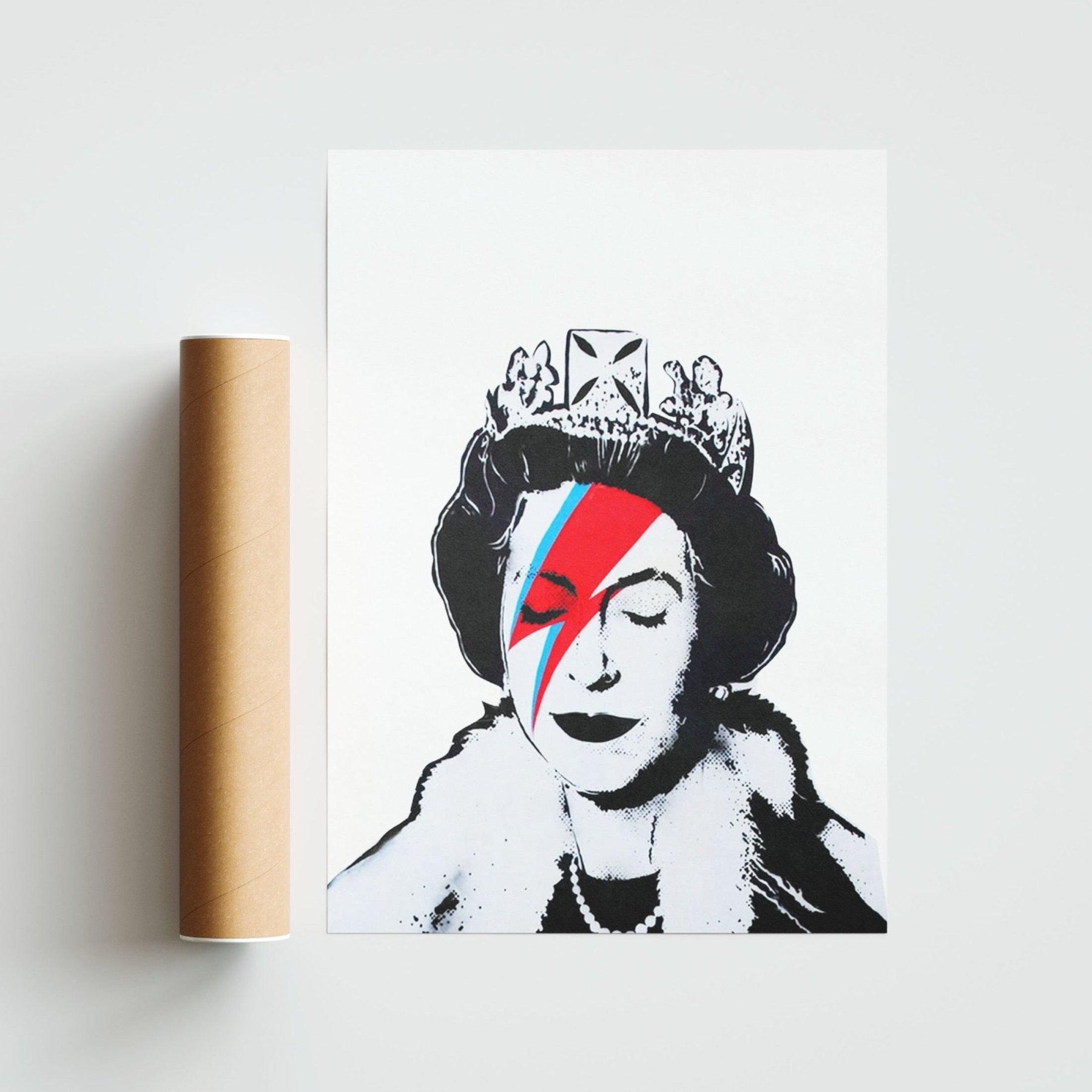 The Queen Graffiti Street Art - 98typesstreet art