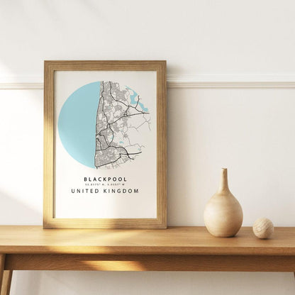 Blackpool Street City Map Print - 98typesUK Maps