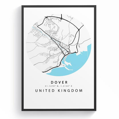 Dover Street City Map Print - 98typesUK Maps