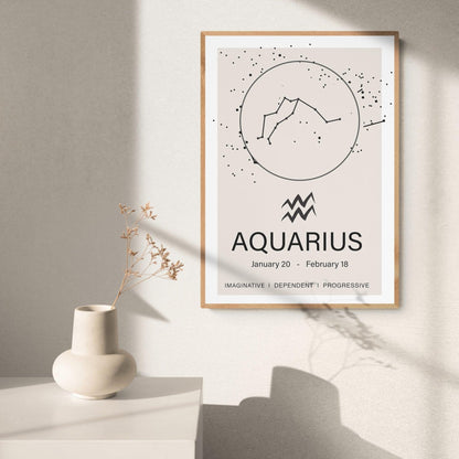 Aquarius Constellation Prints - 98typeszodiac