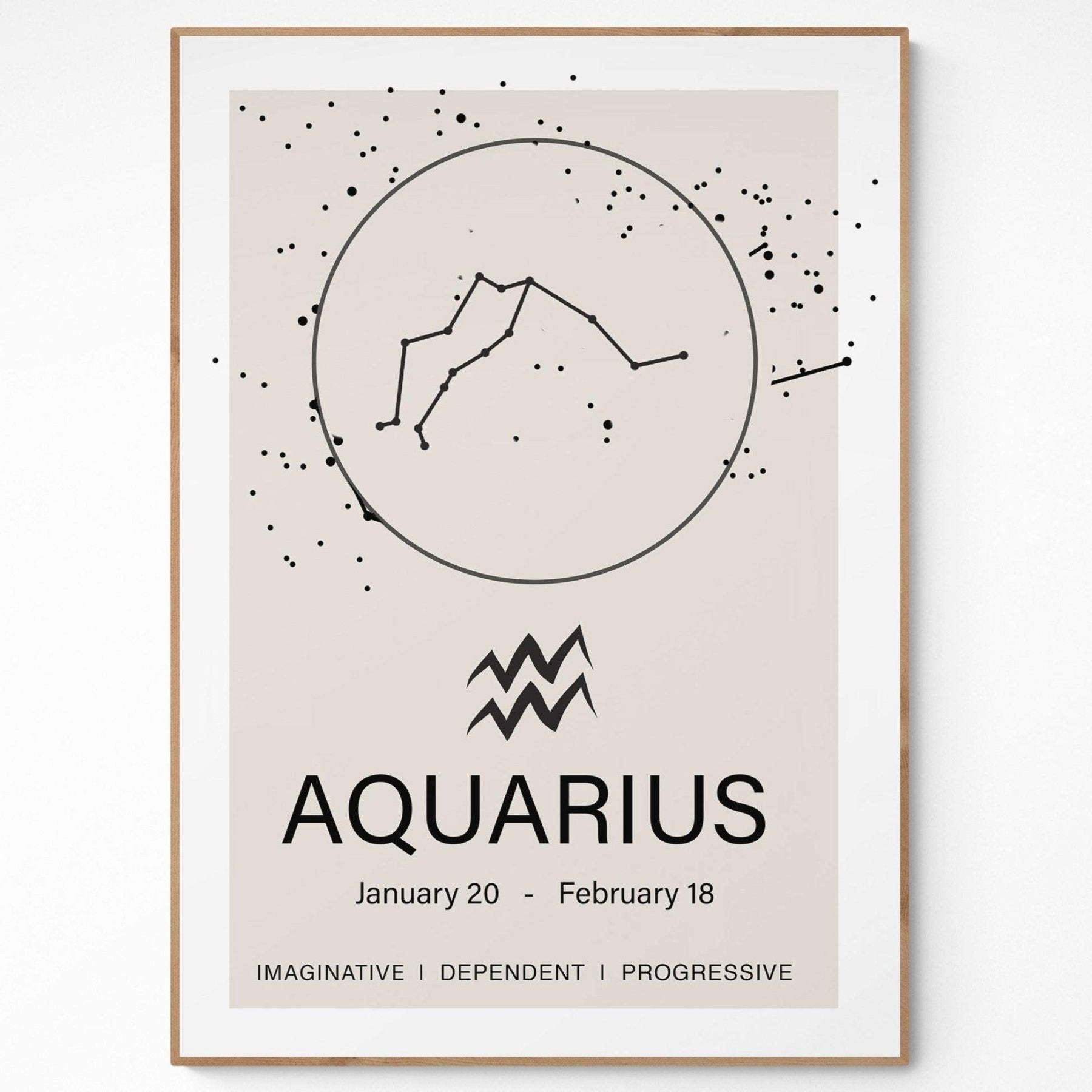 Aquarius Constellation Prints - 98typeszodiac