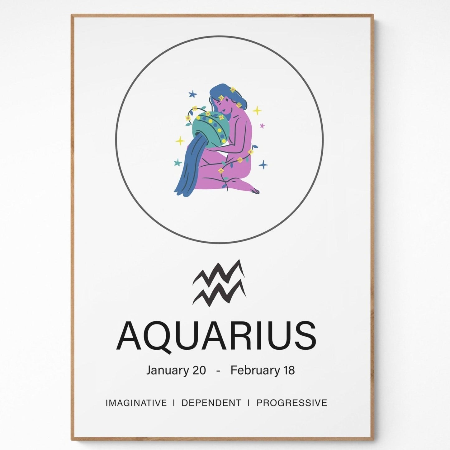 Aquarius Sign Prints - 98typeszodiac