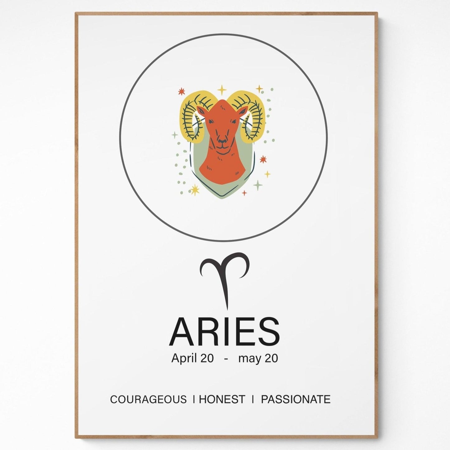 Aries Sign Prints - 98typeszodiac