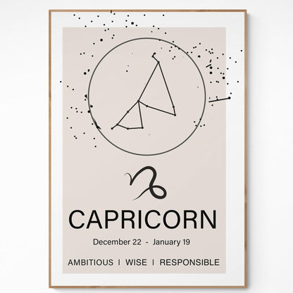 Capricorn Constellation Prints - 98typeszodiac
