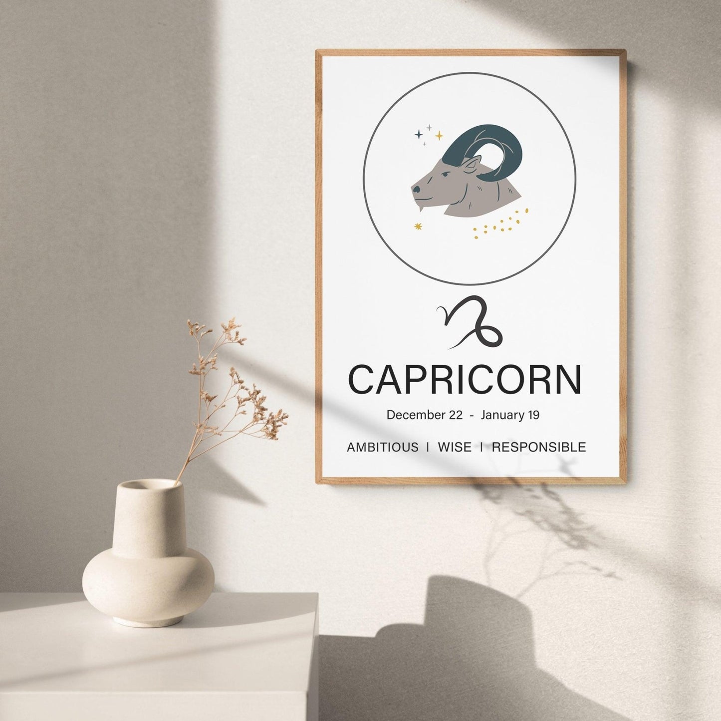 Capricorn Sign Prints - 98typeszodiac
