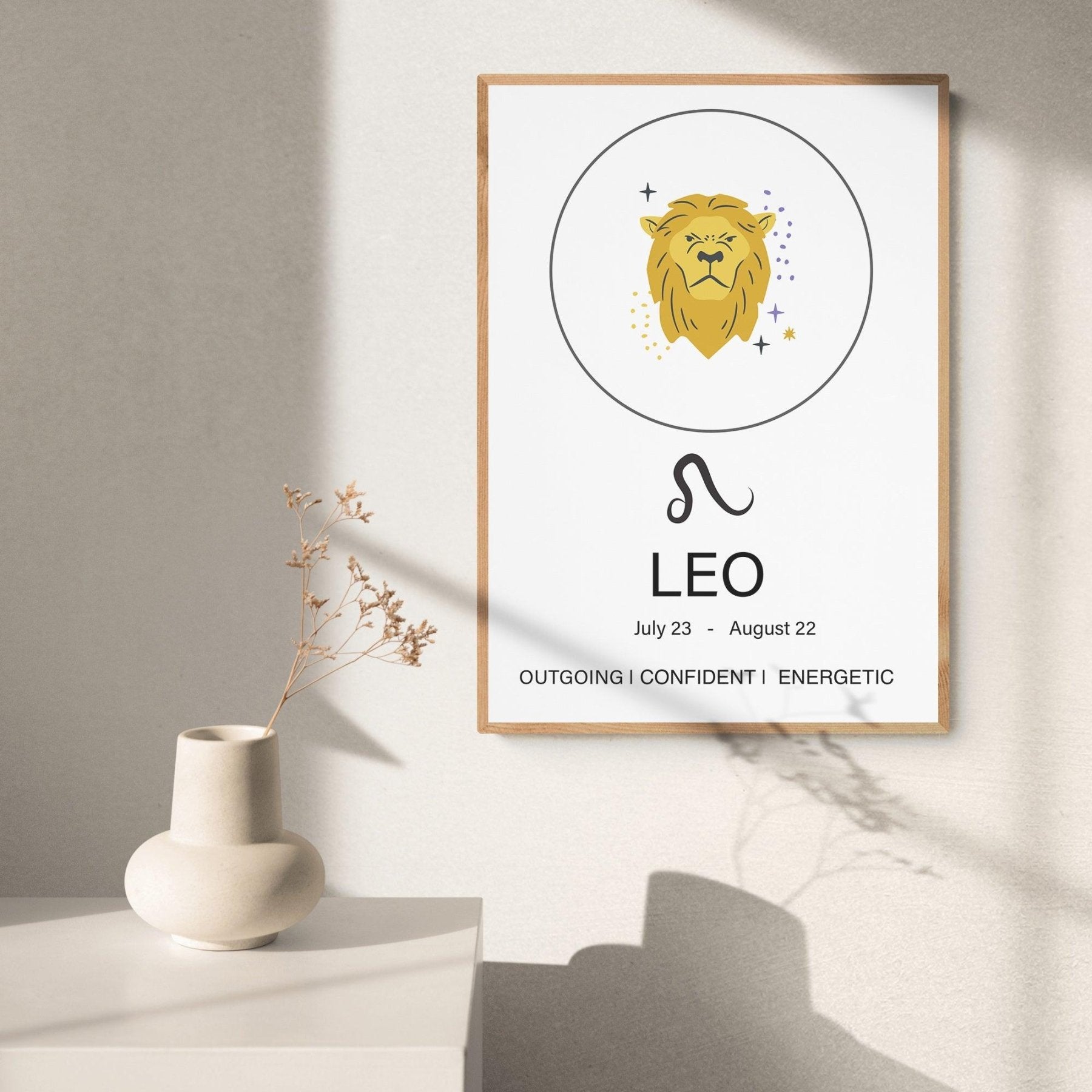Leo Sign Prints - 98typeszodiac