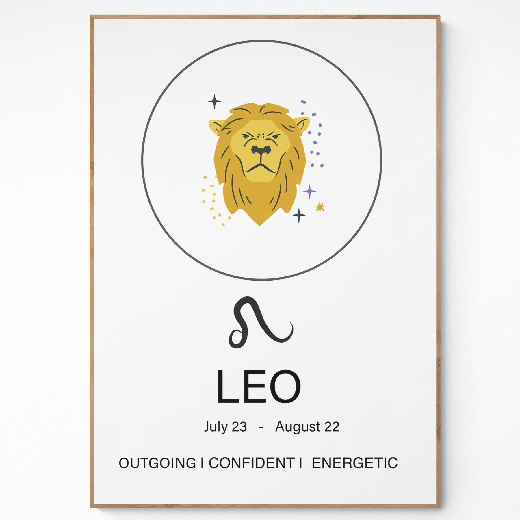 Leo Sign Prints - 98typeszodiac