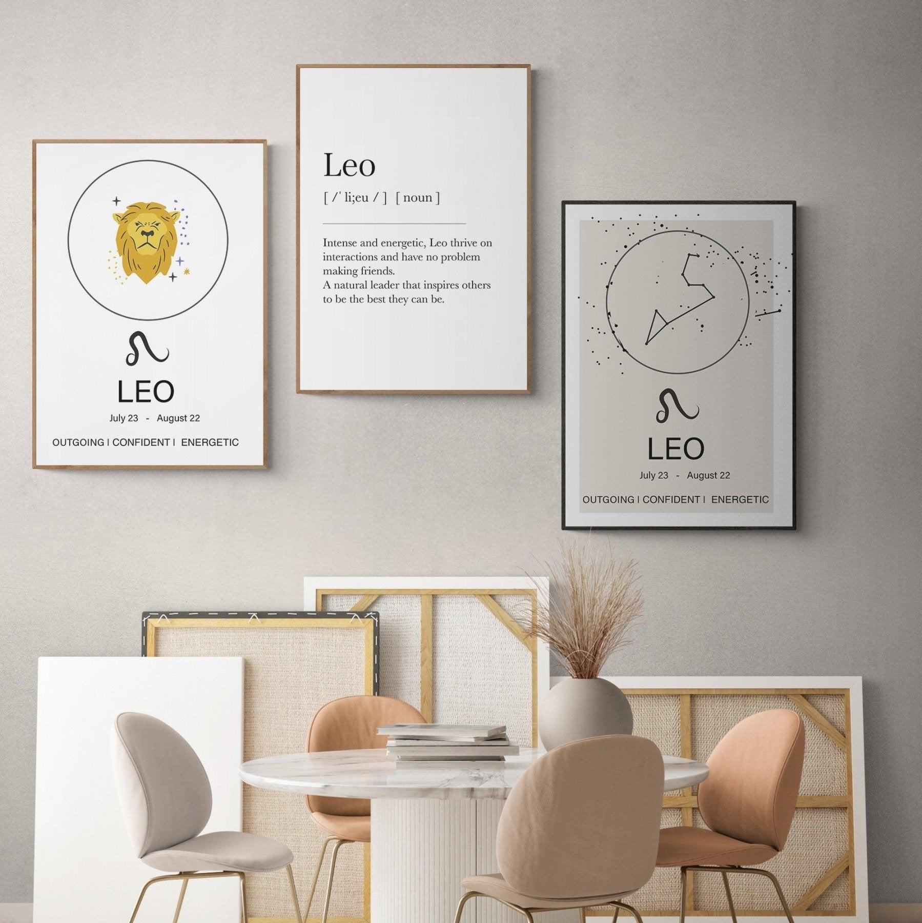 Leo Sign Prints - 98typeszodiac