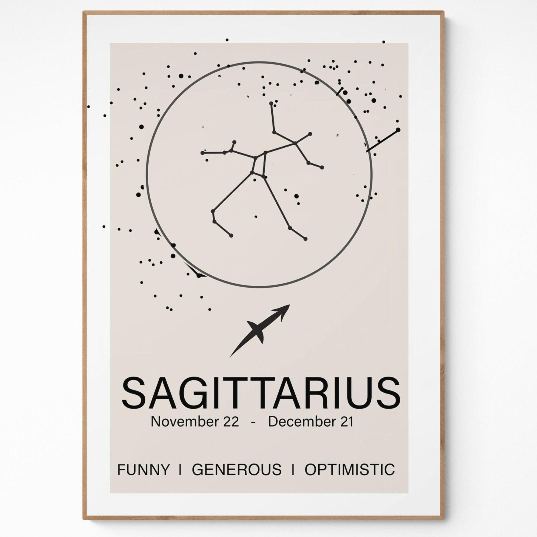 Sagittarius Constellation Prints - 98typeszodiac