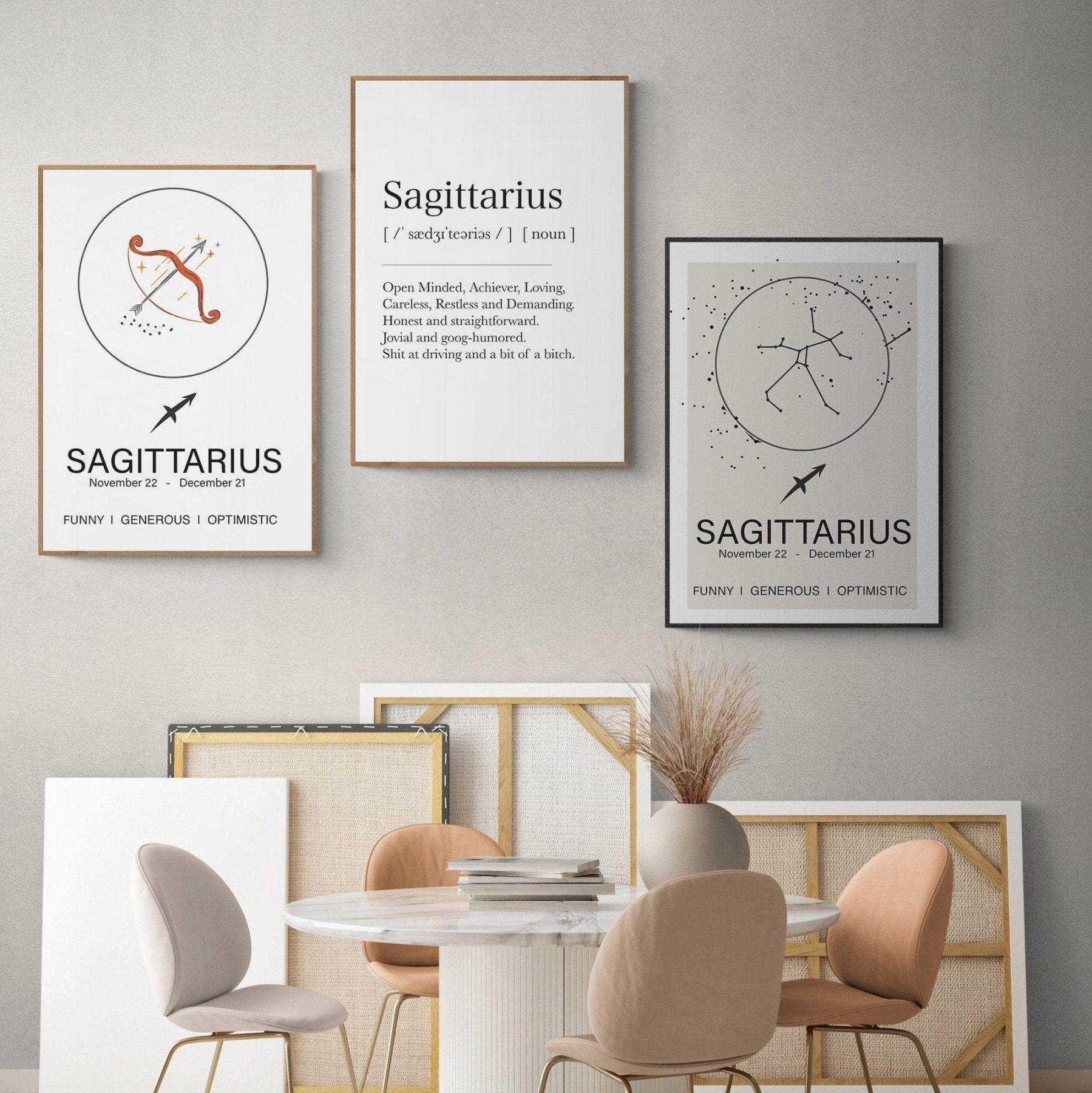 Sagittarius Constellation Prints - 98typeszodiac