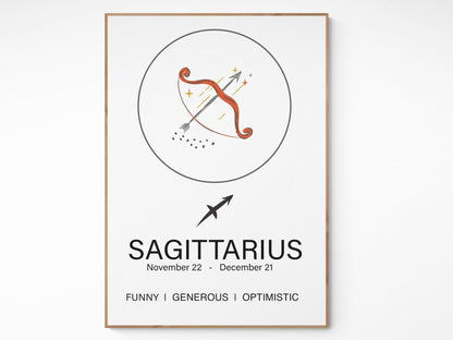 Sagittarius Sign Prints - 98typeszodiac