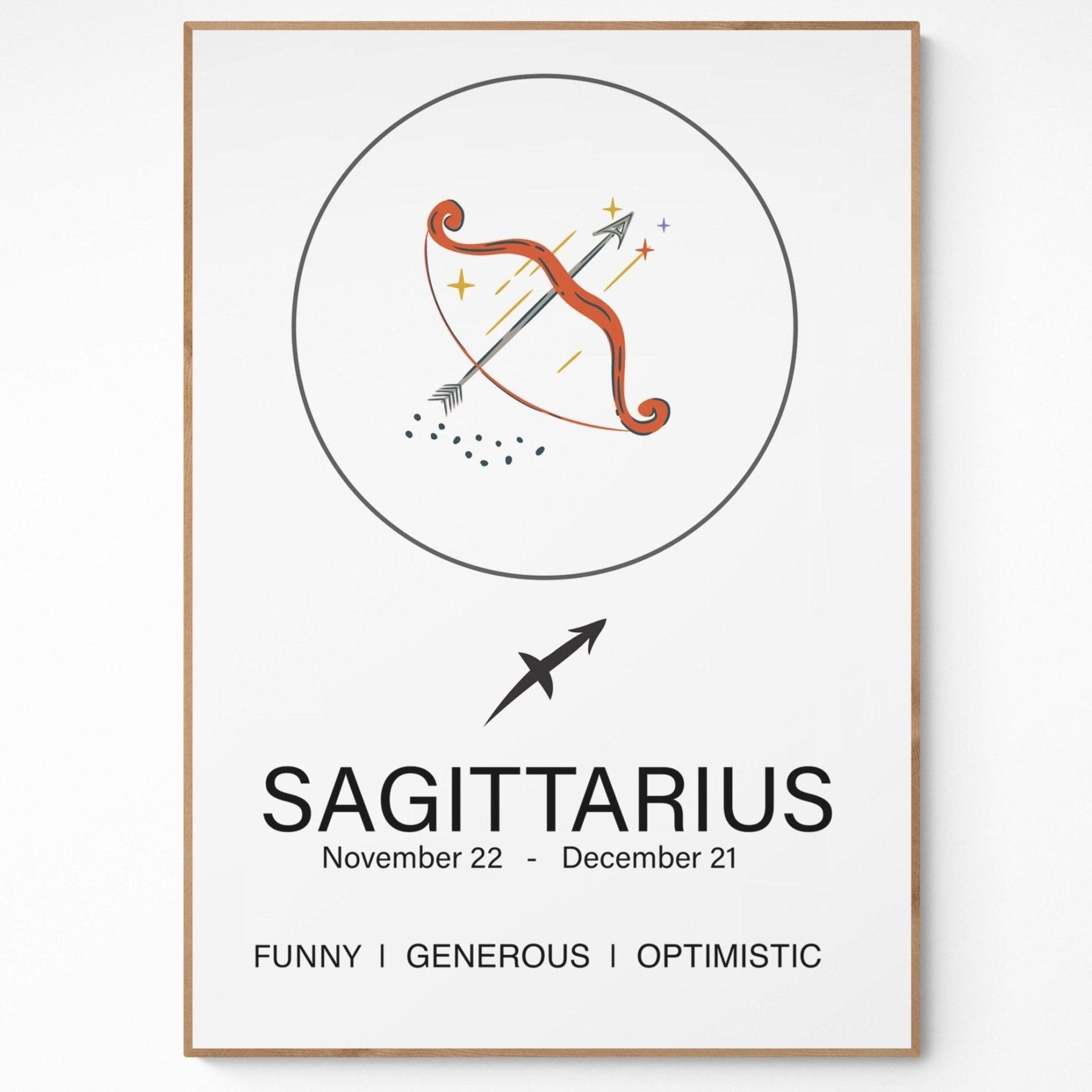 Sagittarius Sign Prints - 98typeszodiac