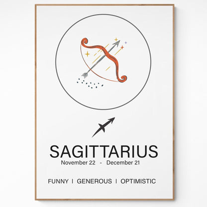 Sagittarius Sign Prints - 98typeszodiac
