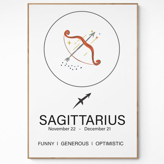 Sagittarius Sign Prints - 98typeszodiac