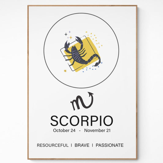 Scorpio Sign Prints - 98typeszodiac