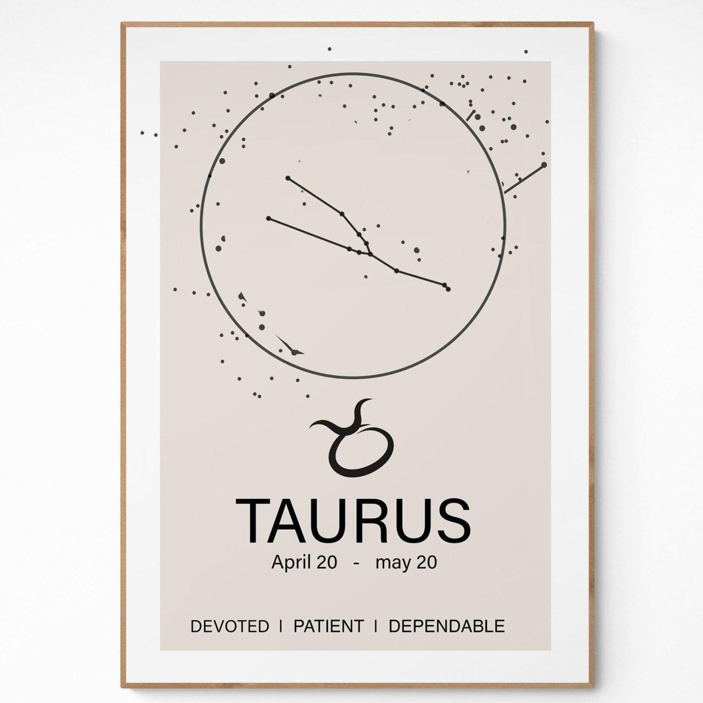 Taurus Constellation Prints - 98typeszodiac