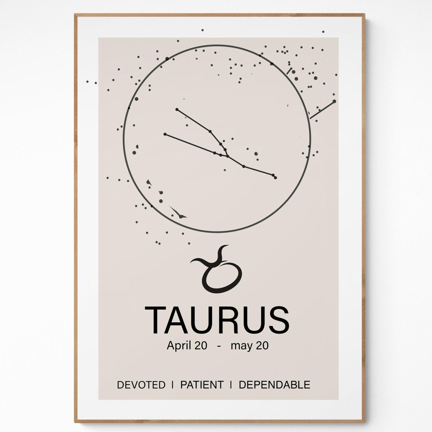Taurus Constellation Prints - 98typeszodiac