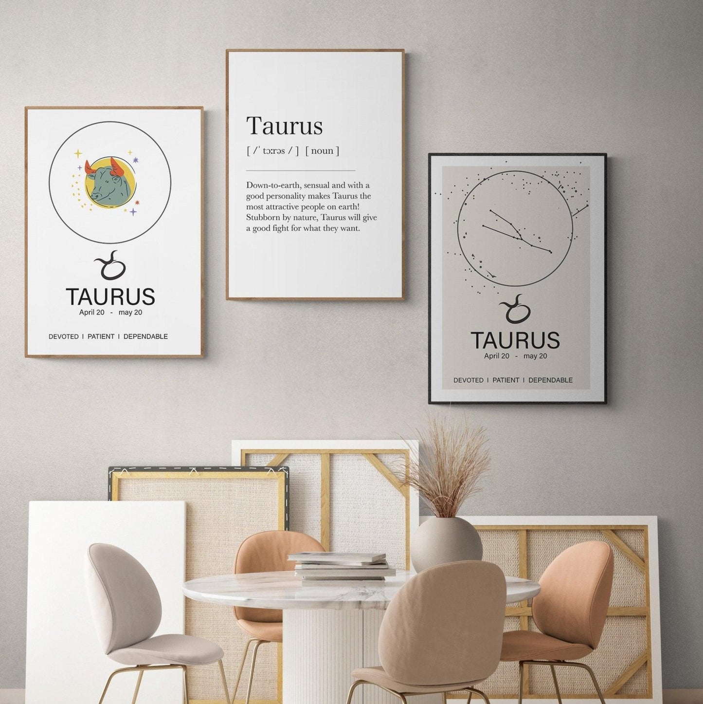 Taurus Constellation Prints - 98typeszodiac