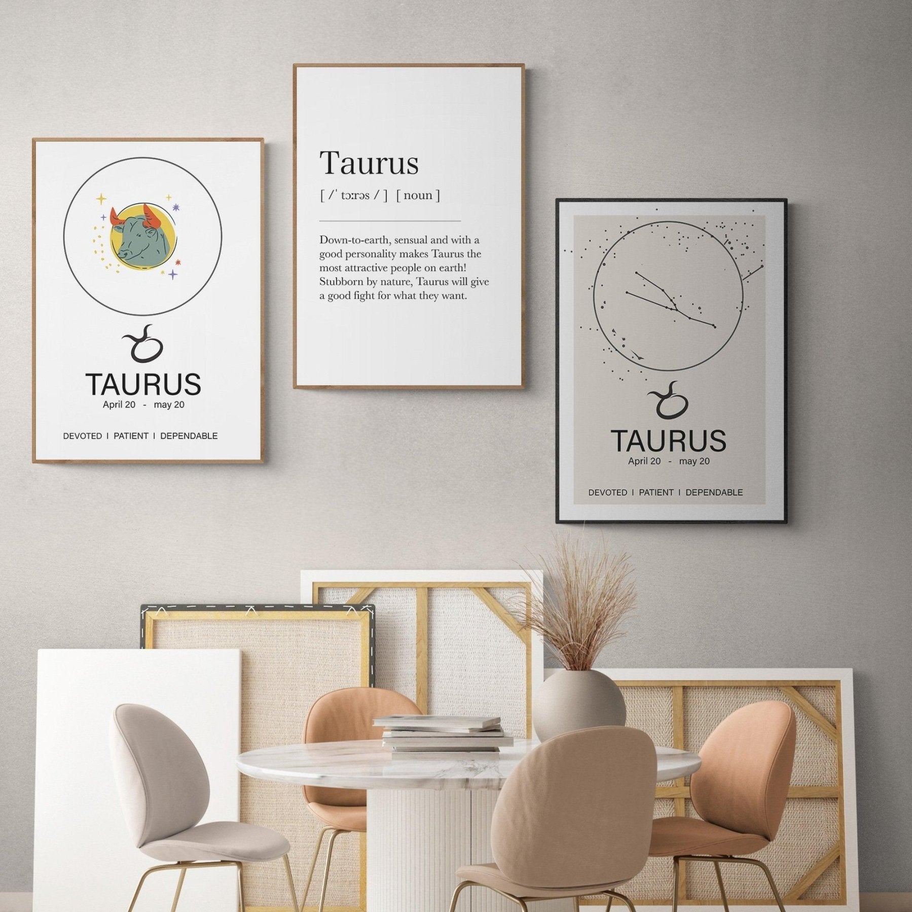 Taurus Constellation Prints - 98typeszodiac