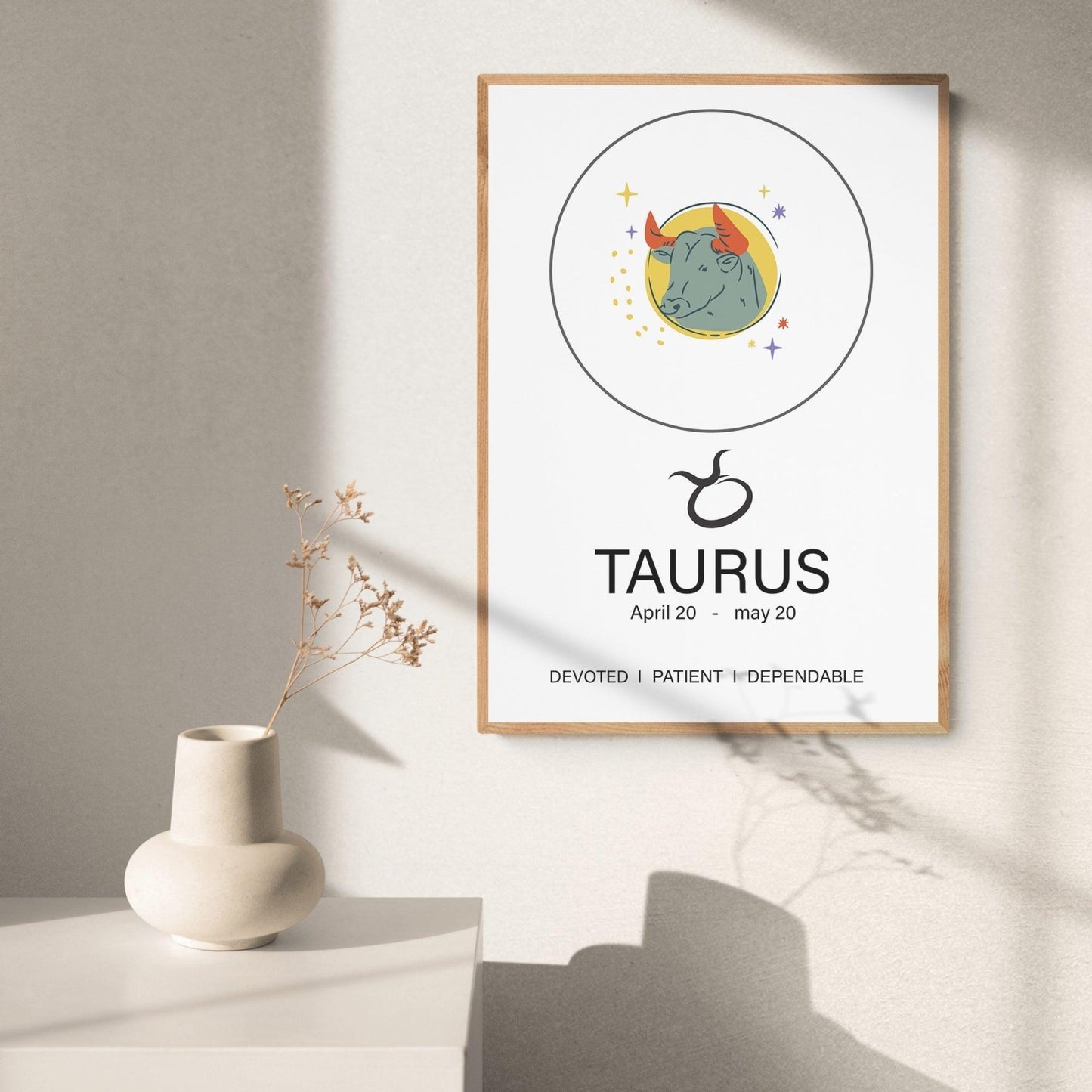 Taurus Sign Prints - 98typeszodiac