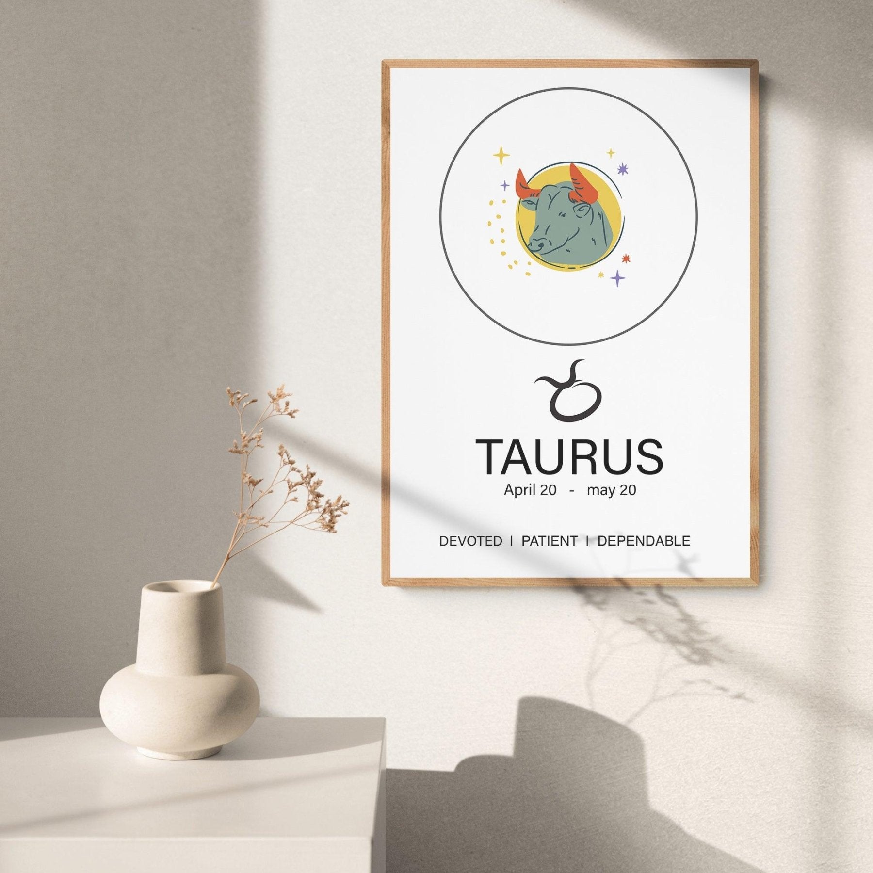 Taurus Sign Prints - 98typeszodiac