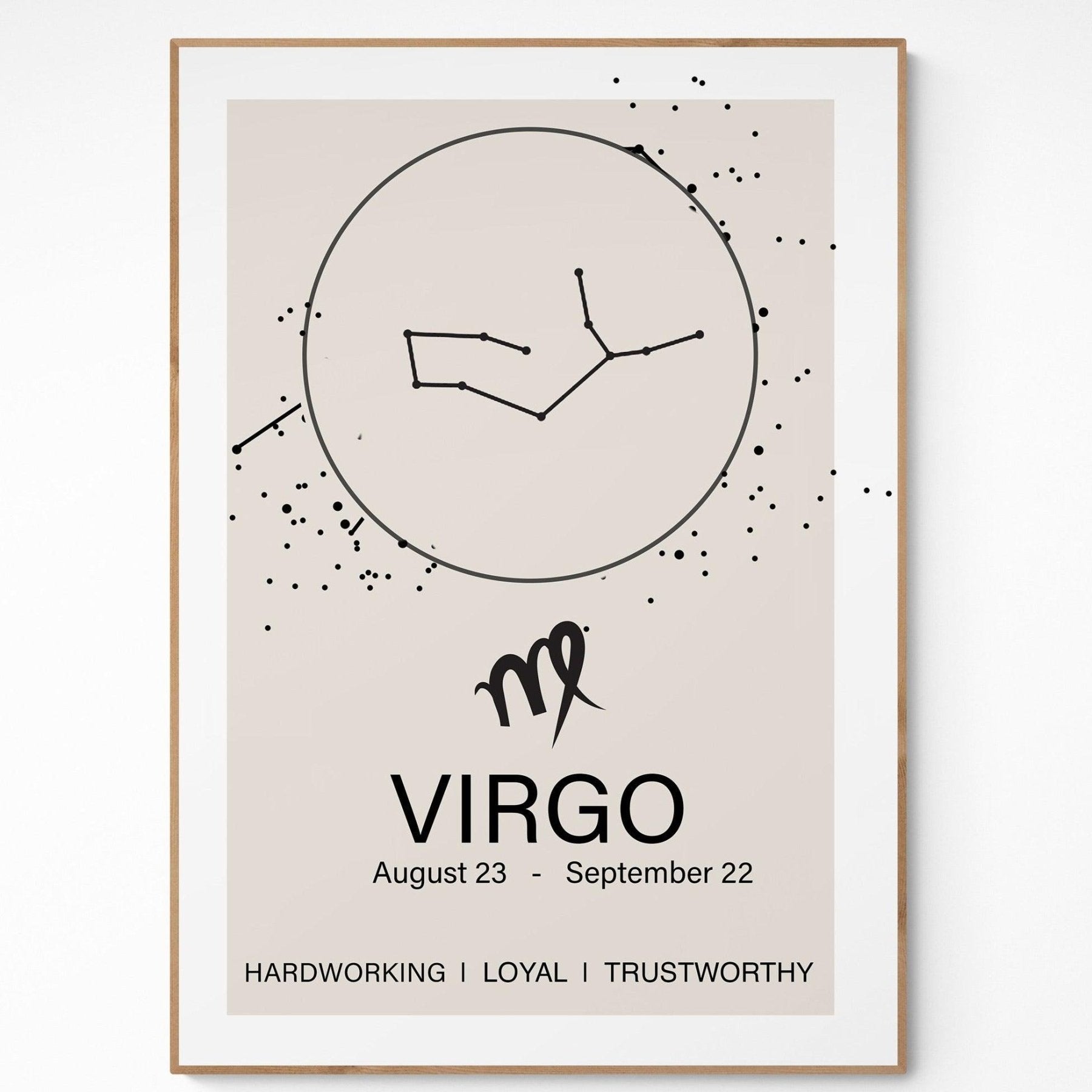 Virgo Constellation Prints - 98typeszodiac