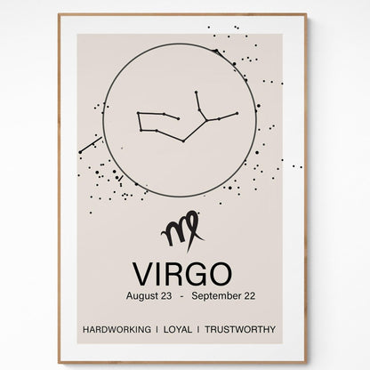 Virgo Constellation Prints - 98typeszodiac
