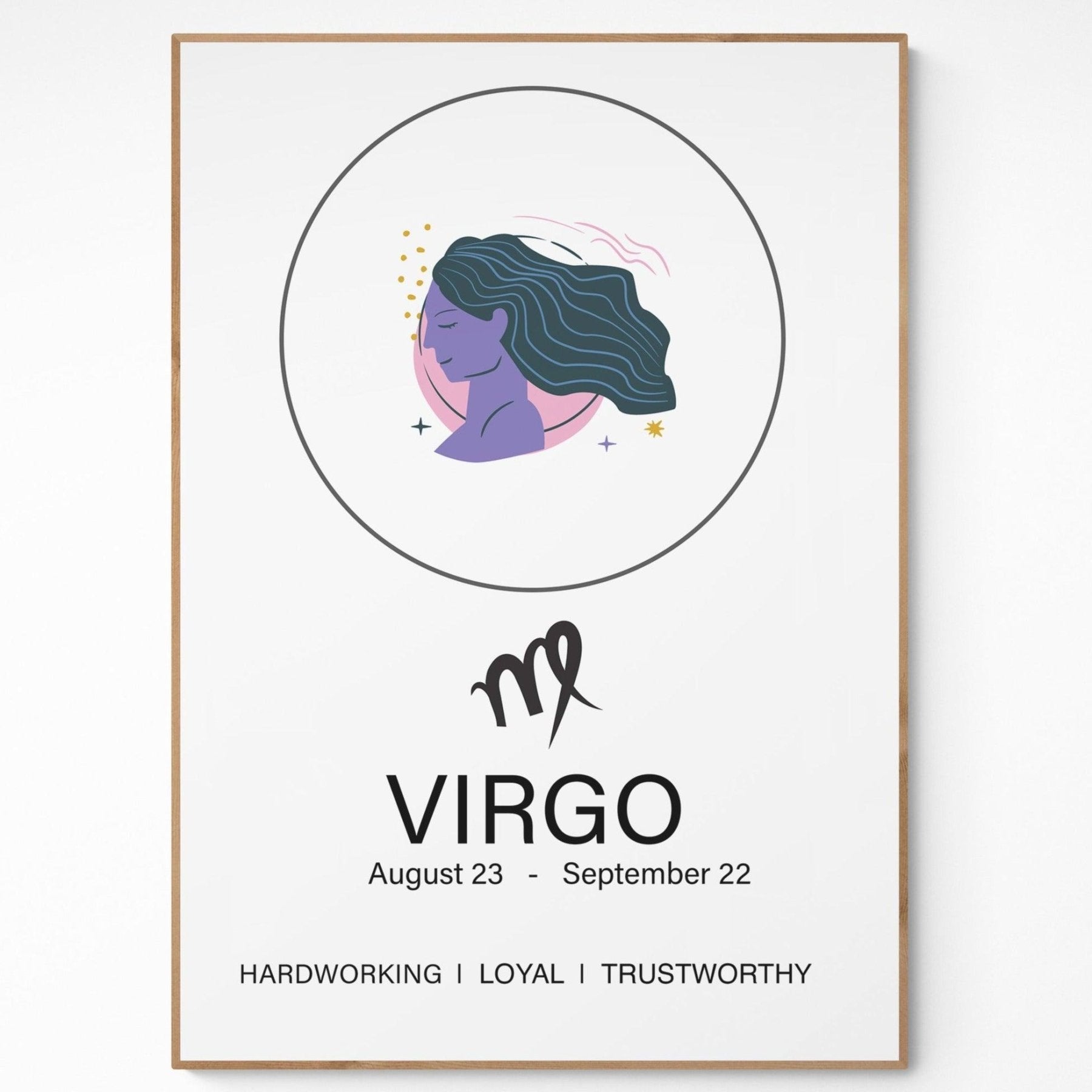 Virgo Sign Prints - 98typeszodiac