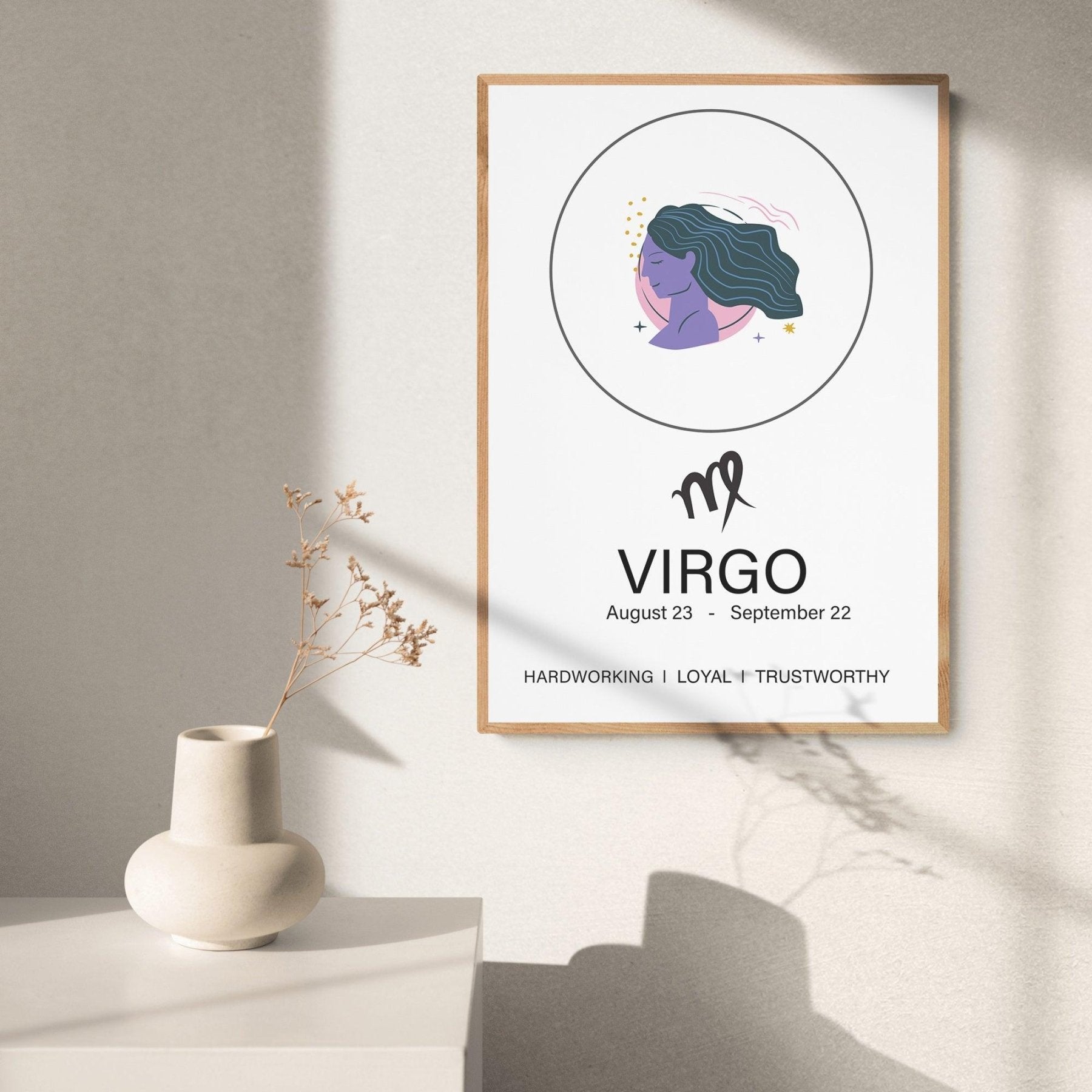 Virgo Sign Prints - 98typeszodiac