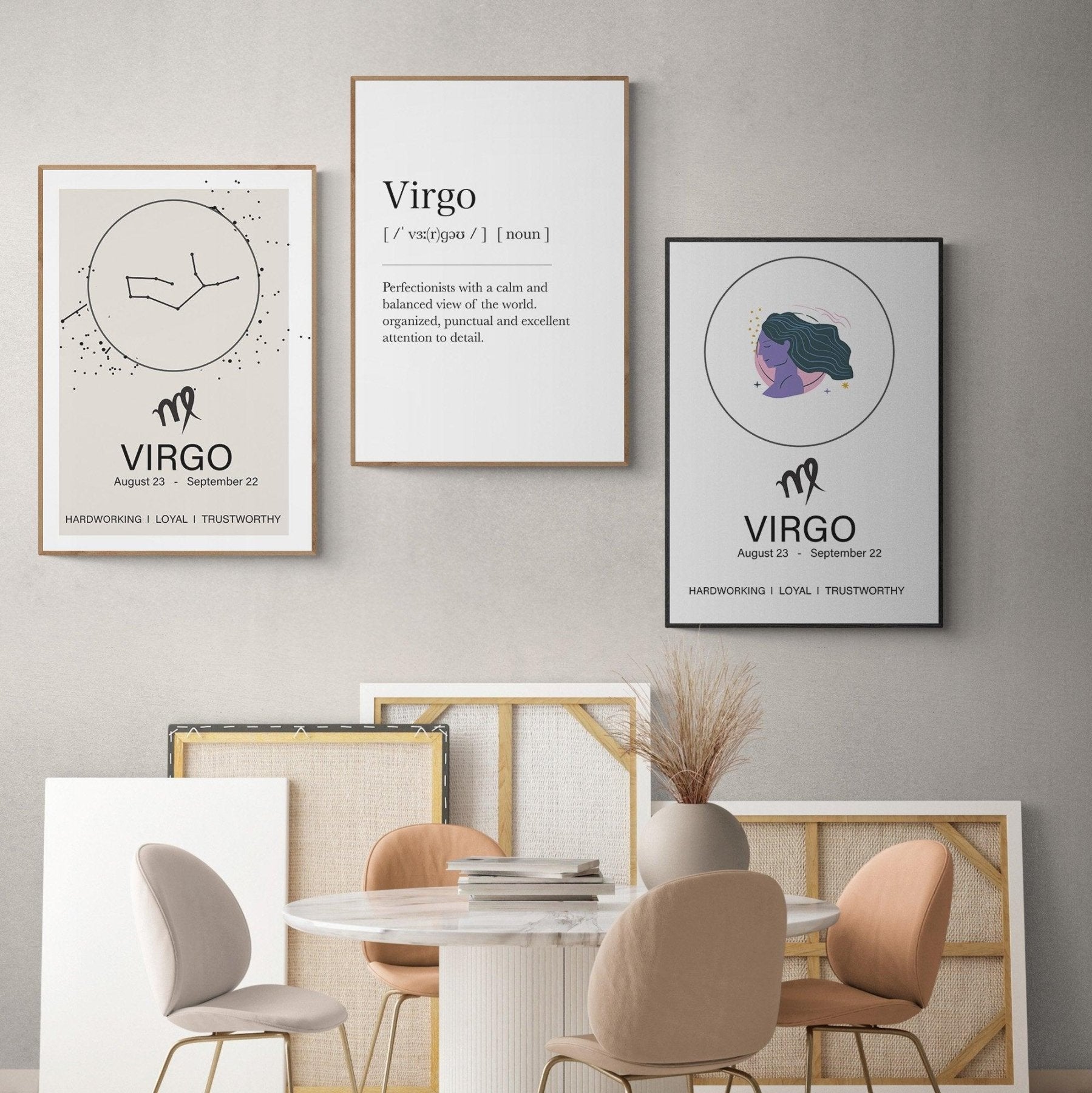 Virgo Sign Prints - 98typeszodiac
